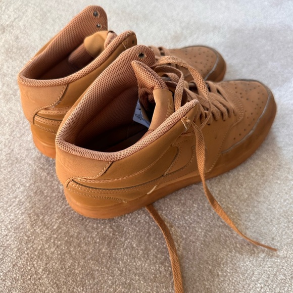 Nike Men’s Court Vision‎ Mid in Flax Twine Size 9.5 - Picture 1 of 5